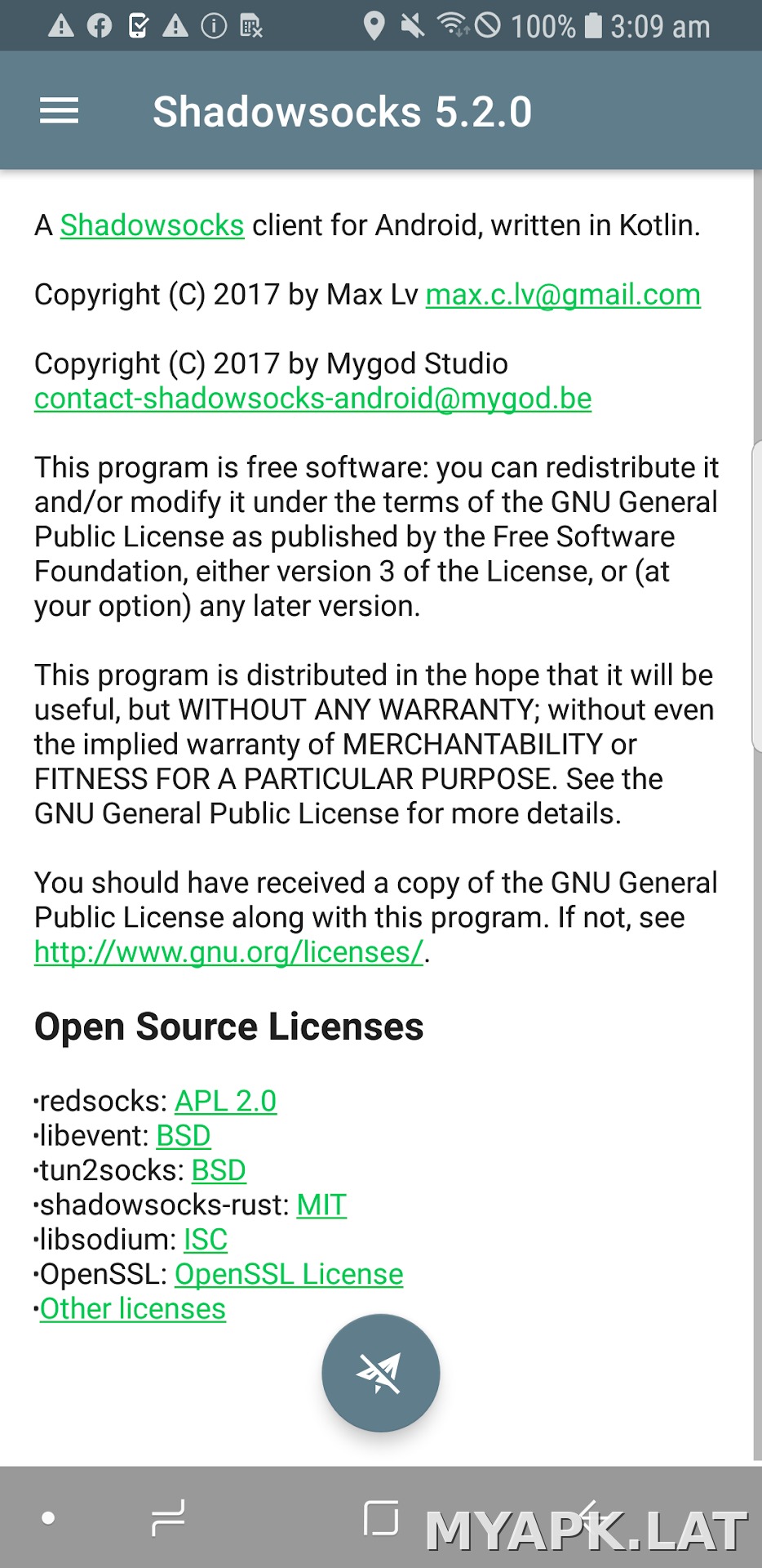 Shadowsocks скриншот 1