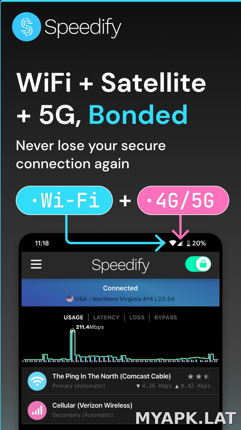 Speedify скриншот 1