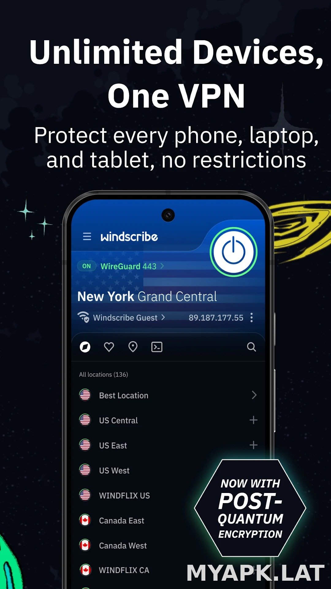 Windscribe скриншот 4