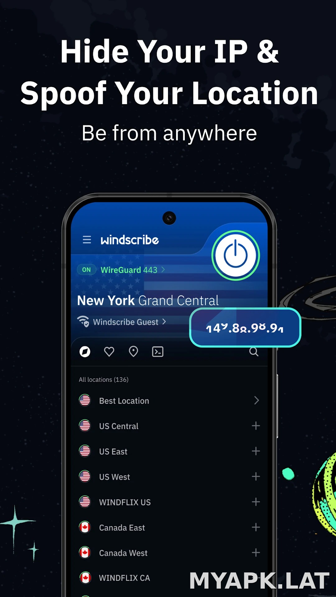 Windscribe скриншот 5