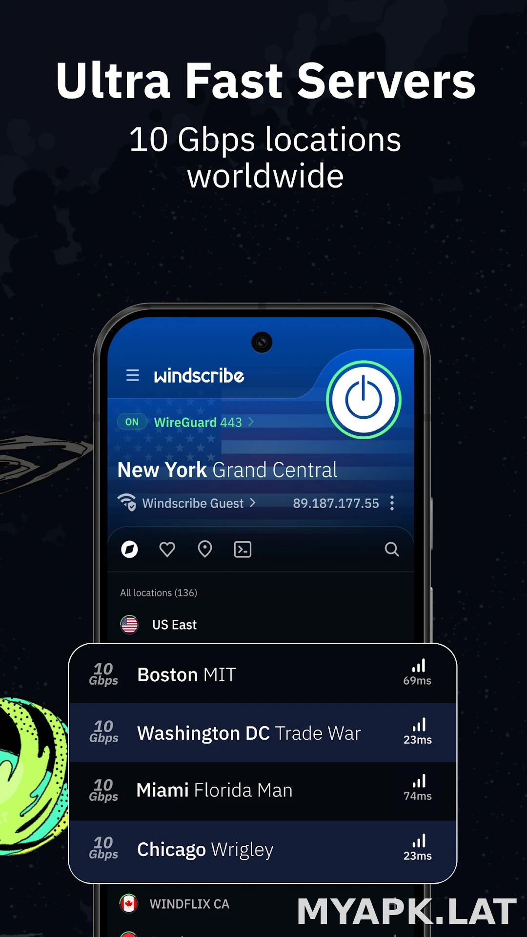 Windscribe скриншот 6