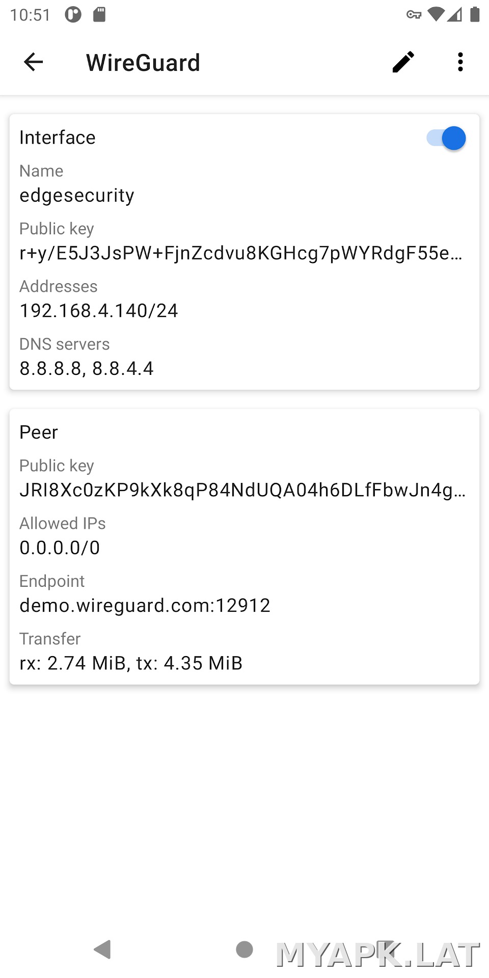 WireGuard скриншот 2